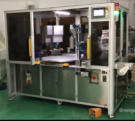 四色圓盤(pán)移印機(jī)帶自動(dòng)上下料